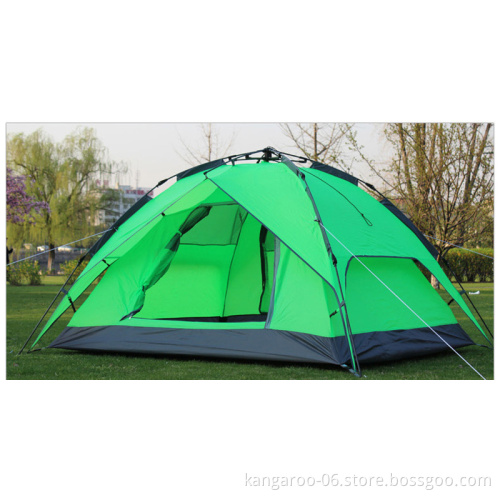 3-4 person waterproof outdoor auto orange military tent